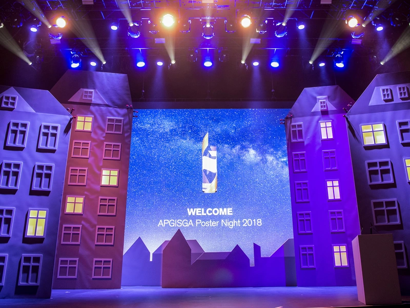 Samsung Hall APG Poster Night 2018